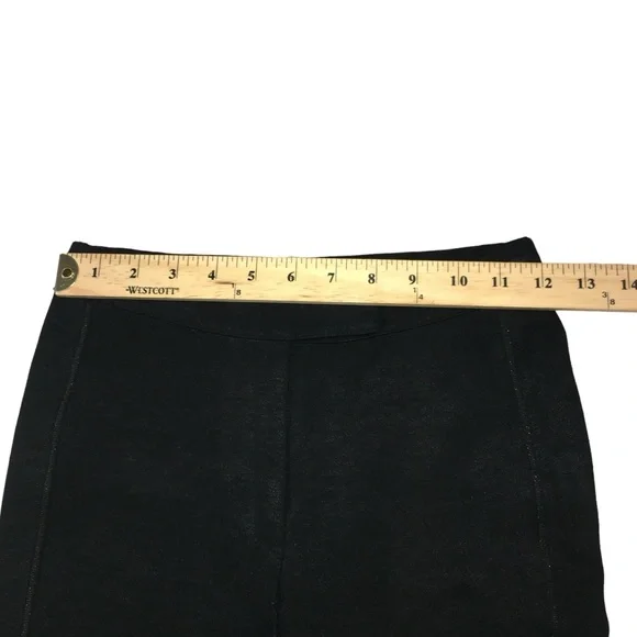 Armani Exchange Ponte Black Stretch Back Leg Zip Leggings - Women’s XS - Picture 3 of 15